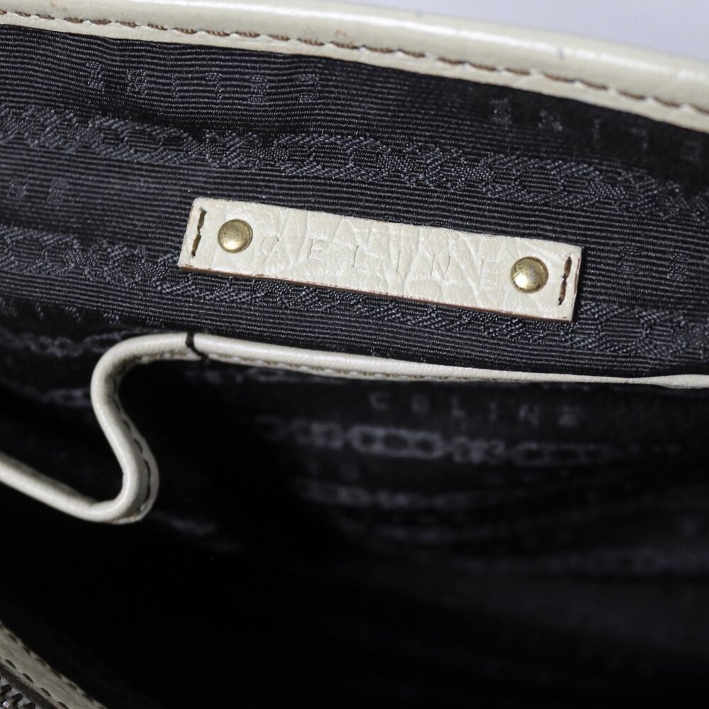 Celine leather trim canvas Boogie bag - Picture 9 of 14